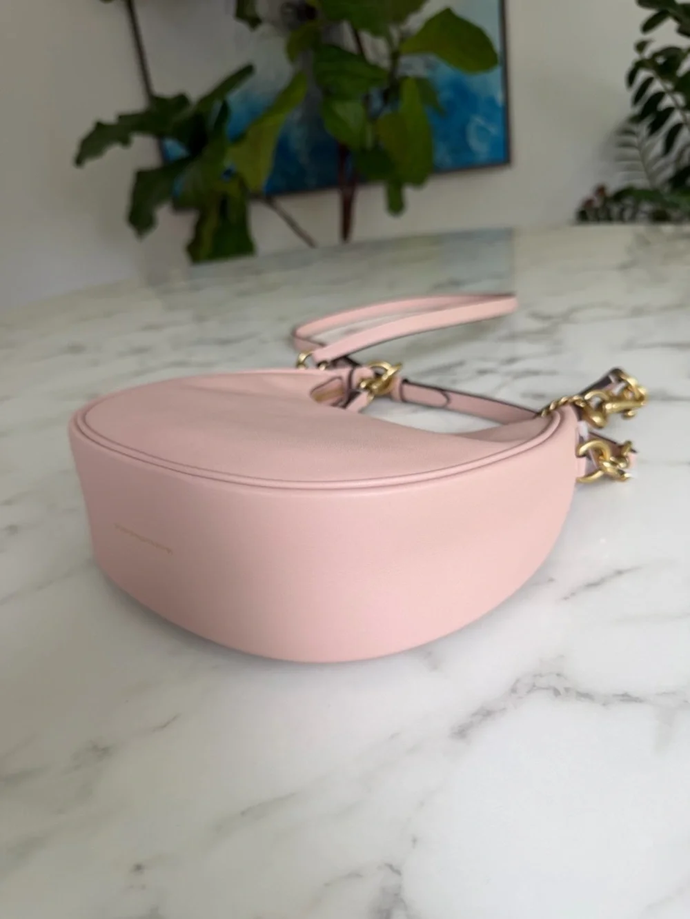 NWT COACH Jonie Bag 22 Glovetanned Leather Cream Pink Crossbody Shoulder CBG16 - Picture 13 of 15